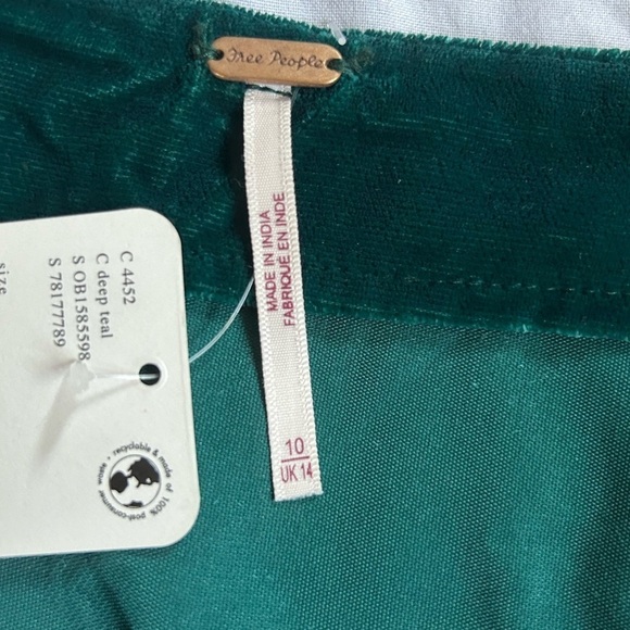 Free People Annalise Velvet Mini Skirt - Picture 7 of 8